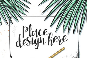 Template design. Concept Mockup