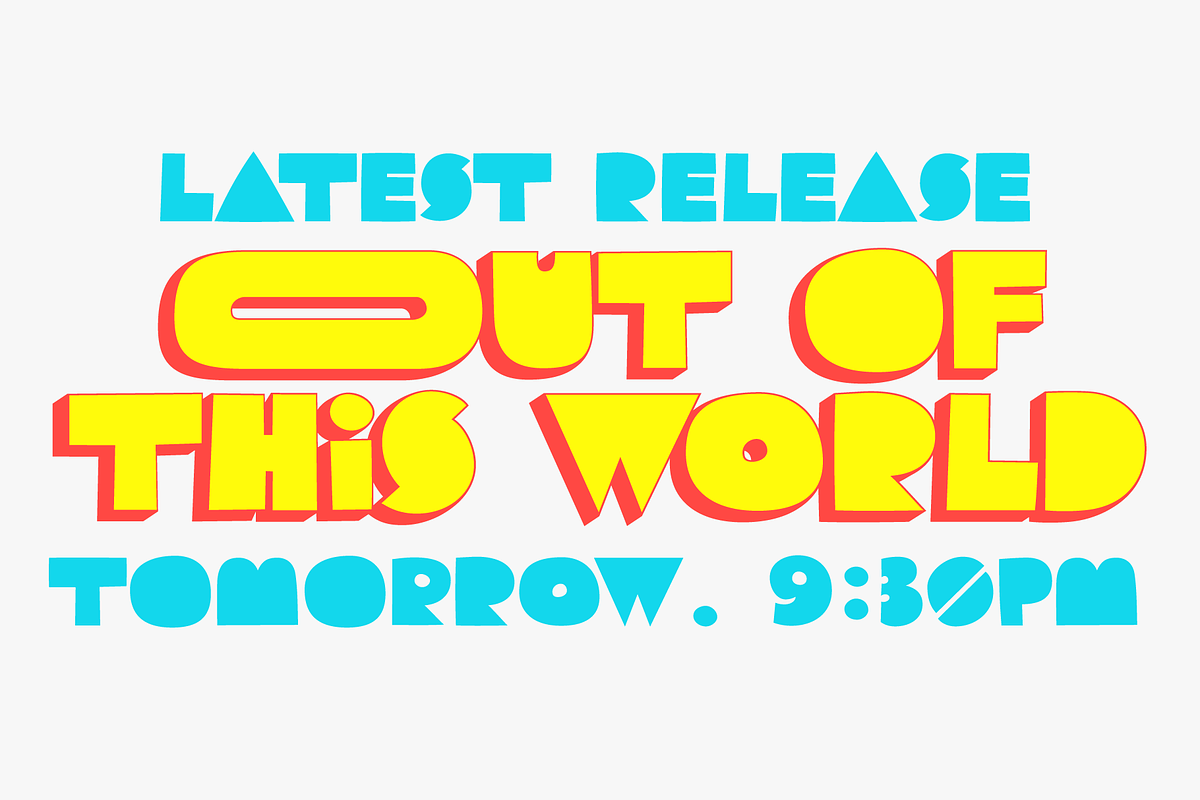 TOMO Trompa PRO, a Font by TOMO Fonts (Photo 4 of 7)