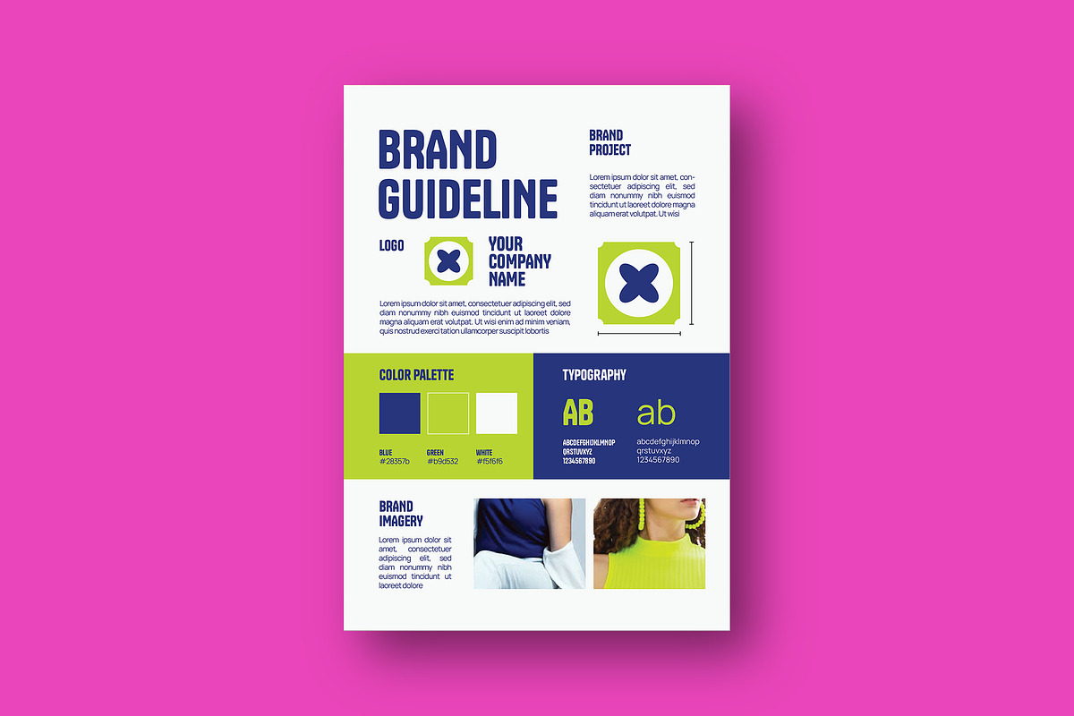 Fashion Brand Guideline, a Flyer Template by Aiyari Graphic (Photo 1 of 3)
