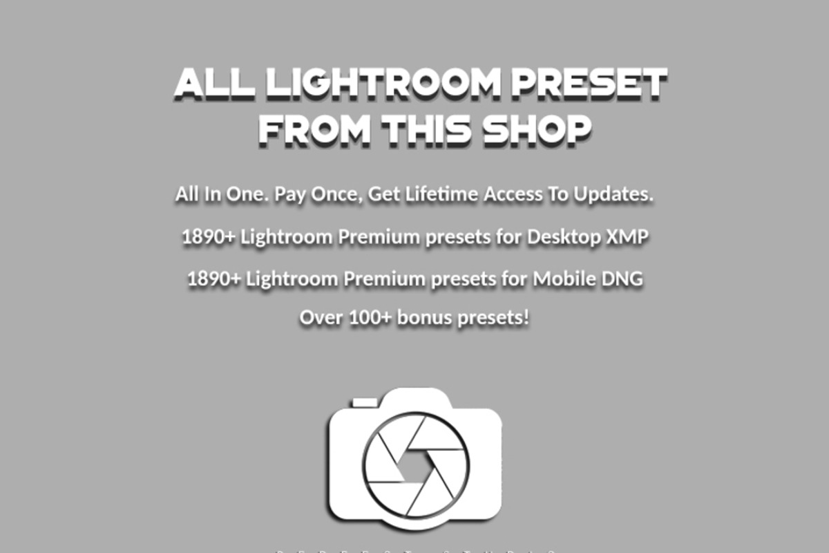 1890+ All Lightroom Presets, a Preset Add-On by PerfectStudioPresets (Photo 2 of 10)