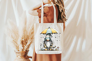 Whimsical Summer Gnome Clipart, an Illustration by designcity5 (Thumbnail 3 of 5)