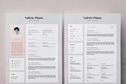 Resume Template 3 page / Valérie, a Resume Template by This Paper Fox (Thumbnail 2 of 5)