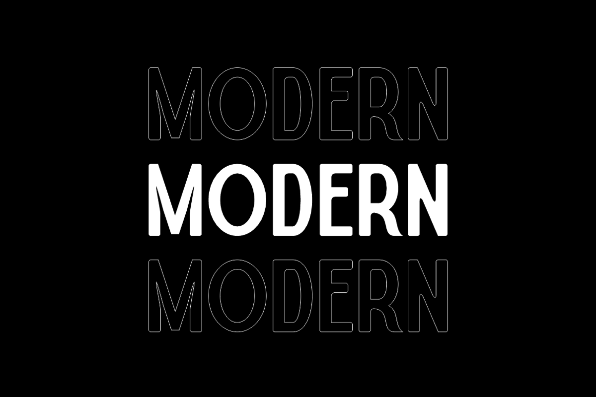 Mono Gaftety - Brand Identity Font, a Sans Serif Font by QR Design Studio (Photo 5 of 15)