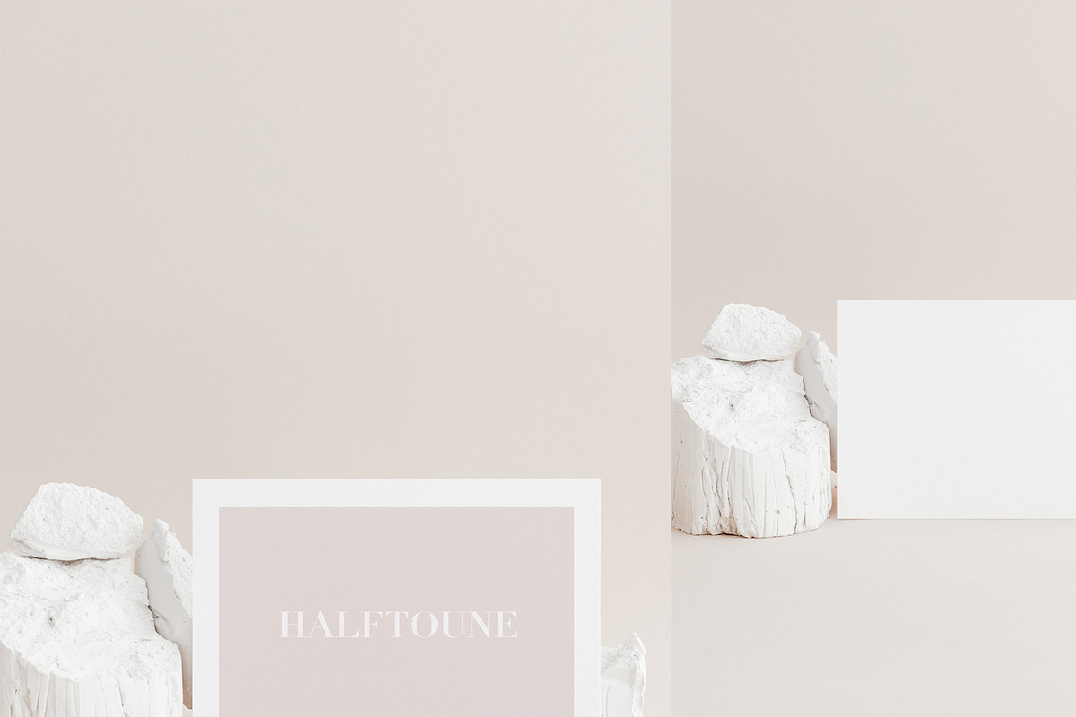 Horizontal 5x7 Greeting Card Mockup, a Mockup by HALFTOUNE (Photo 3 of 4)