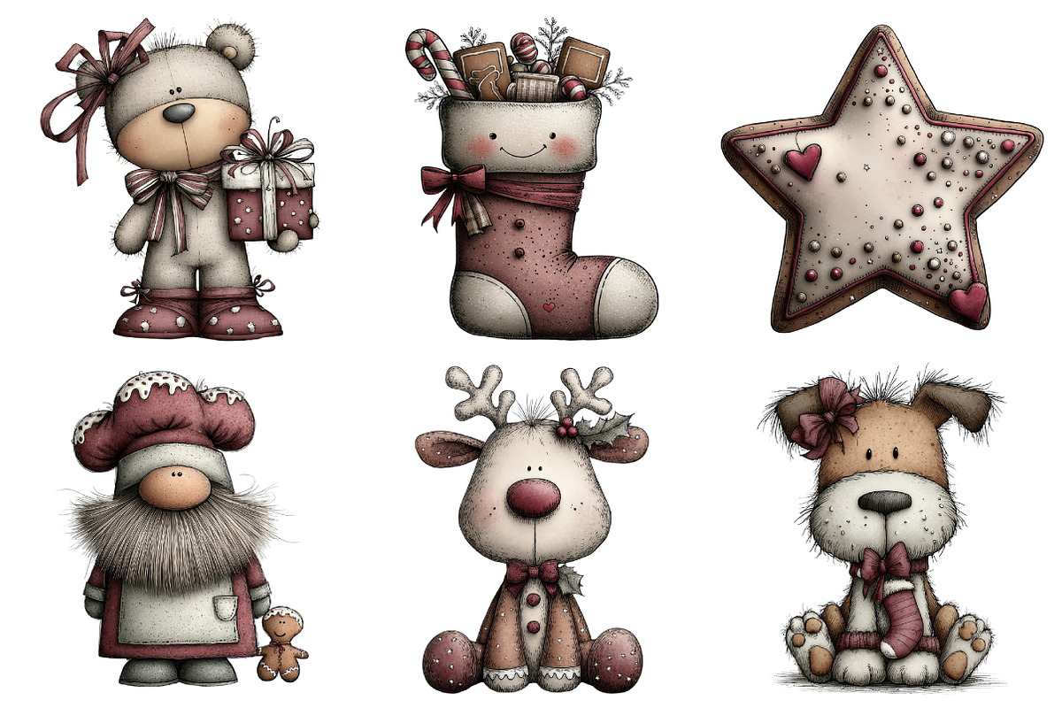 Gingerbread Christmas PNG Clipart, an Illustration by Daily.Designs (Photo 5 of 5)