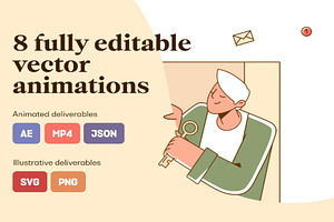E-Commerce Characters Animated, an UI Kit Template by Lumina_ui_ux202