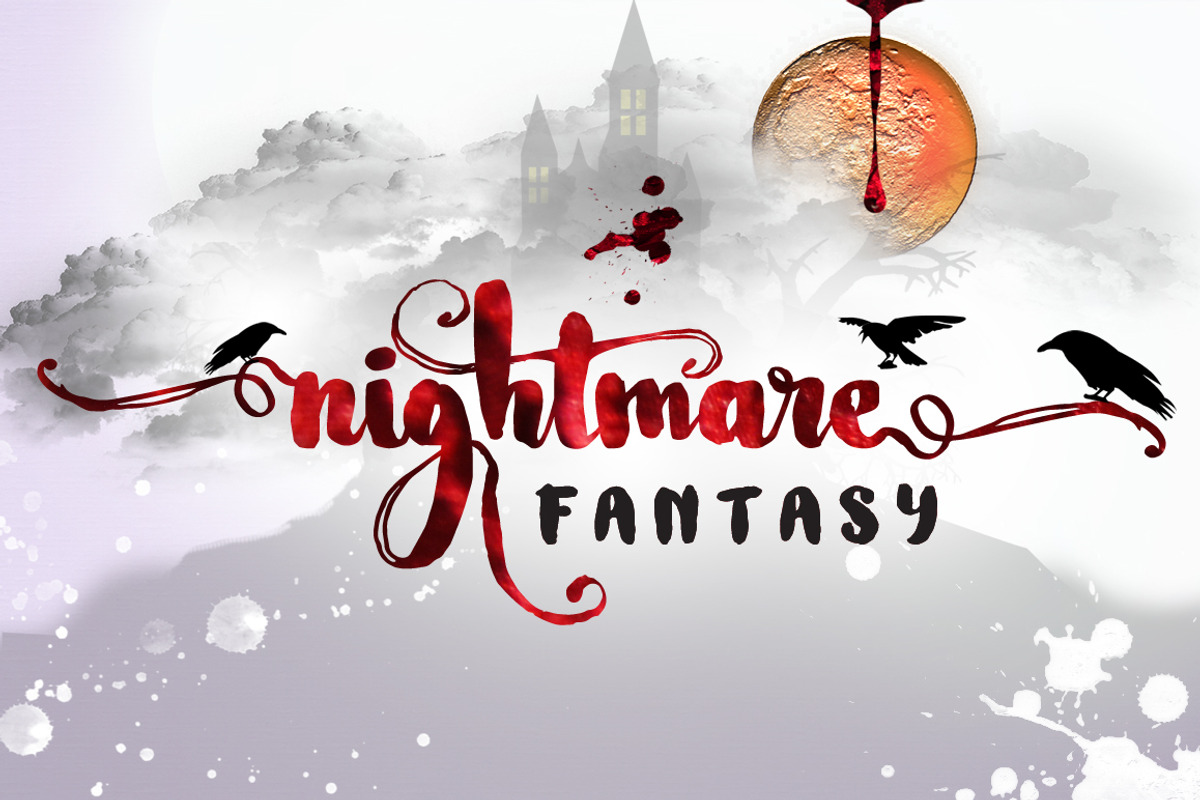 Nightamore Brush + Bonus Font preview 7