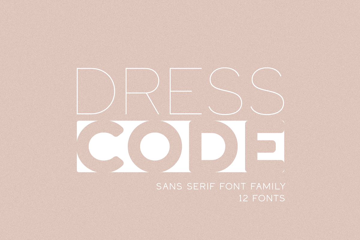 Dress Code, a Sans Serif Font by Larin Type Co.