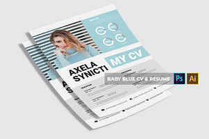 Baby Blue CV & Resume