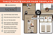 Vessel Squarespace Sales Template, a Squarespace Template by The Humanista Co. (Thumbnail 1 of 3)