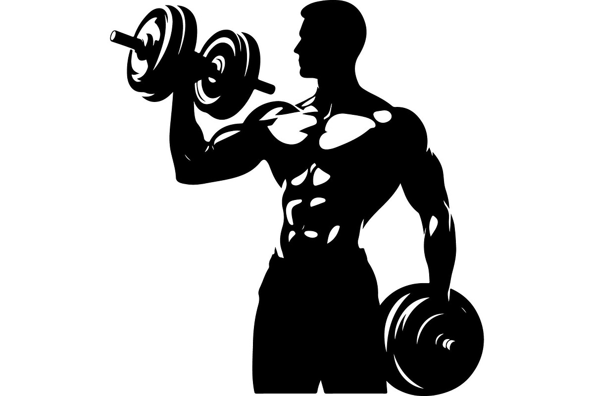 Bodybuilder Silhouette Bundle, an Object Graphic by Creativeshirt (Photo 3 of 13)