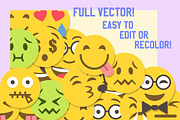36 Vector Emojis Illustration Set 2, an Emoji Icon by Pingebat (Thumbnail 2 of 3)