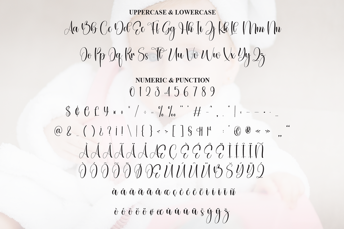 Baby Beauty | Script Font, a Handwritten Font by Scratchones (Photo 7 of 9)