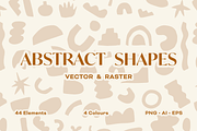 Abstract Art Shapes Graphic Elements, an Object Graphic by Leigh the Studio (Thumbnail 1 of 10)