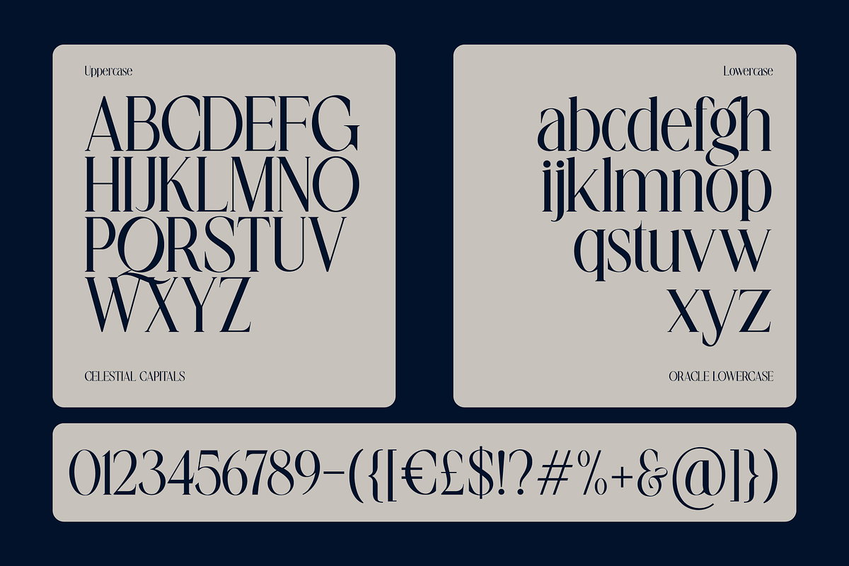 Stellar Oracle — Celestial Display, a Serif Font by Helotype (Photo 6 of 10)