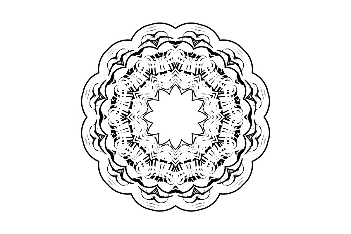 Decorative Mandala Digital Art Pack, a Decorative Illustration by NJ Himel (Photo 83 of 101)