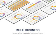 Multi Business PowerPoint Template, a Presentation Template by OceanArt (Thumbnail 1 of 46)