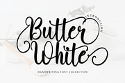 Butter White, a Handwritten Font by Creative Writting (Thumbnail 1 of 6)