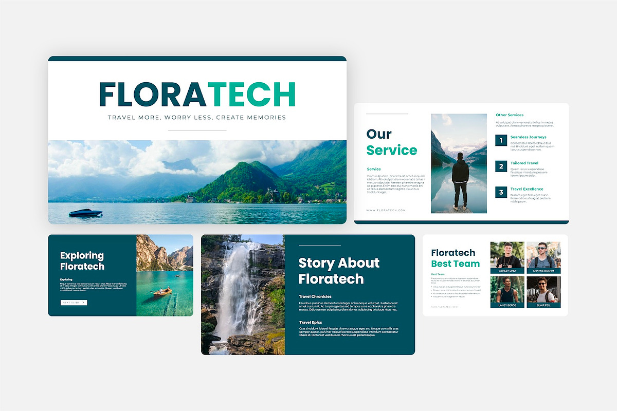 Travel Agency Keynote Presentation, a Presentation Template by Kren Studio (Photo 4 of 8)