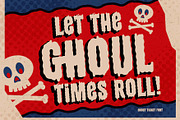 Ghost Ticket a Cartoon Horror Font, a Handwritten Font by Rasiorise Studio (Thumbnail 11 of 12)