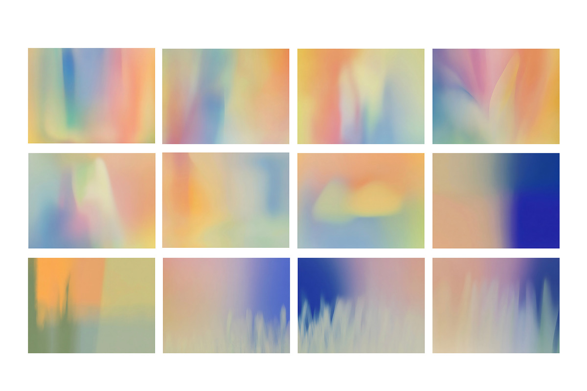 Blurry Pastel shapes and backgrounds, a Background Graphic by YifeiFang (Photo 3 of 9)