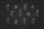 Drink Art Deco, a Decorative Illustration by Anna (Thumbnail 3 of 5)