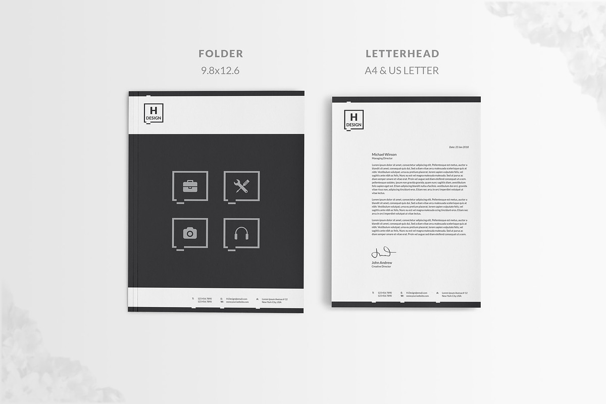 Corporate Identity, a Stationery Template by Mr-Template (Photo 2 of 3)
