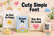 Cute Simple, a Slab Serif Font by Wow Magic (Thumbnail 4 of 6)