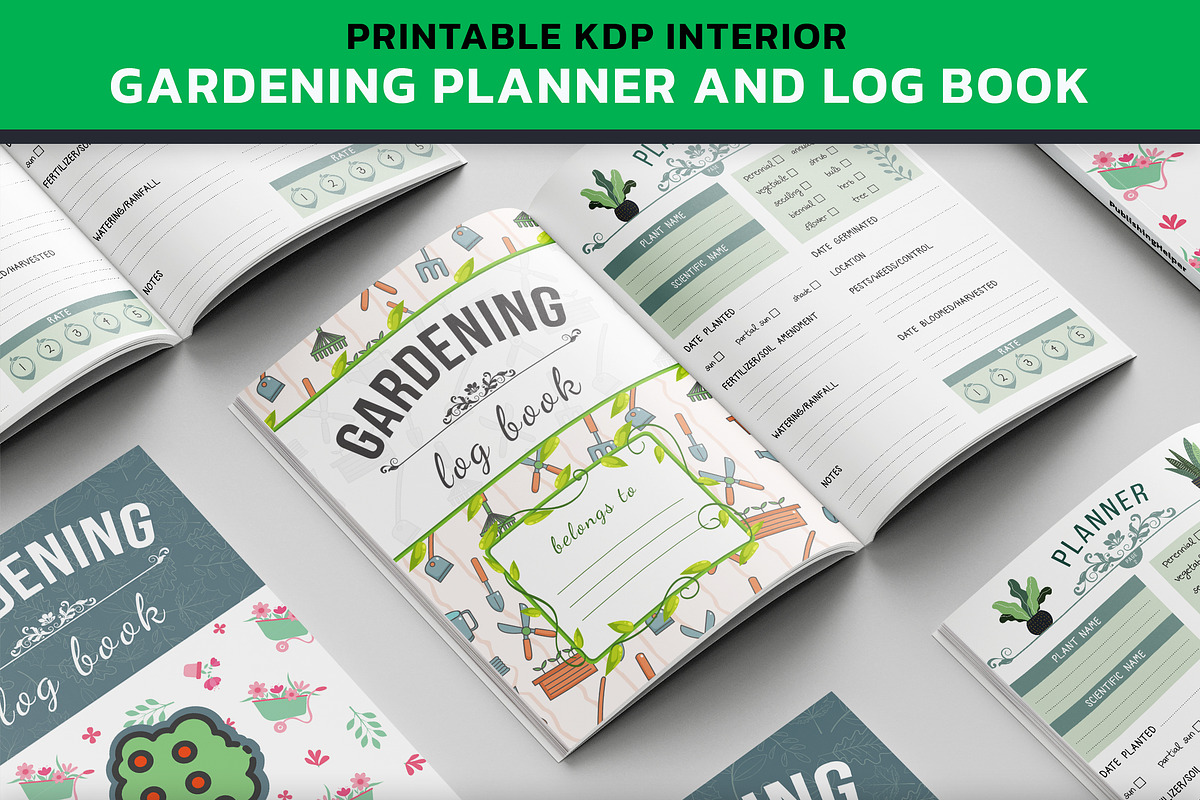 KDP Gardening Planner and Log Book, an Illustration by PublishingHelper (Photo 2 of 4)