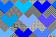 10 seamless geometric patterns, a Pattern Graphic by tkdesign (Thumbnail 9 of 11)