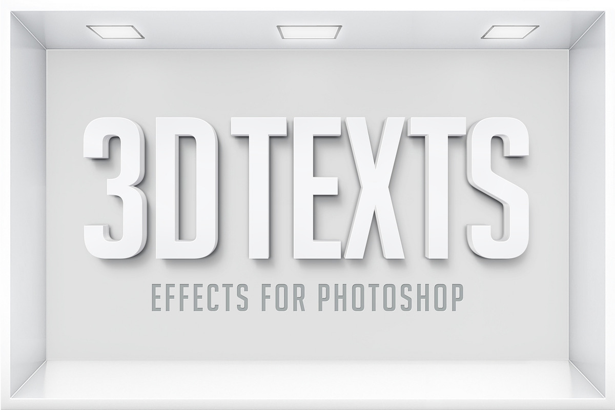 3D Text Effects, a Layer Style Add-On by Easybrandz (Photo 1 of 3)