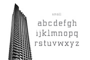 Architect - Geometrical Typeface, a Serif Font by HipFonts (Thumbnail 3 of 7)
