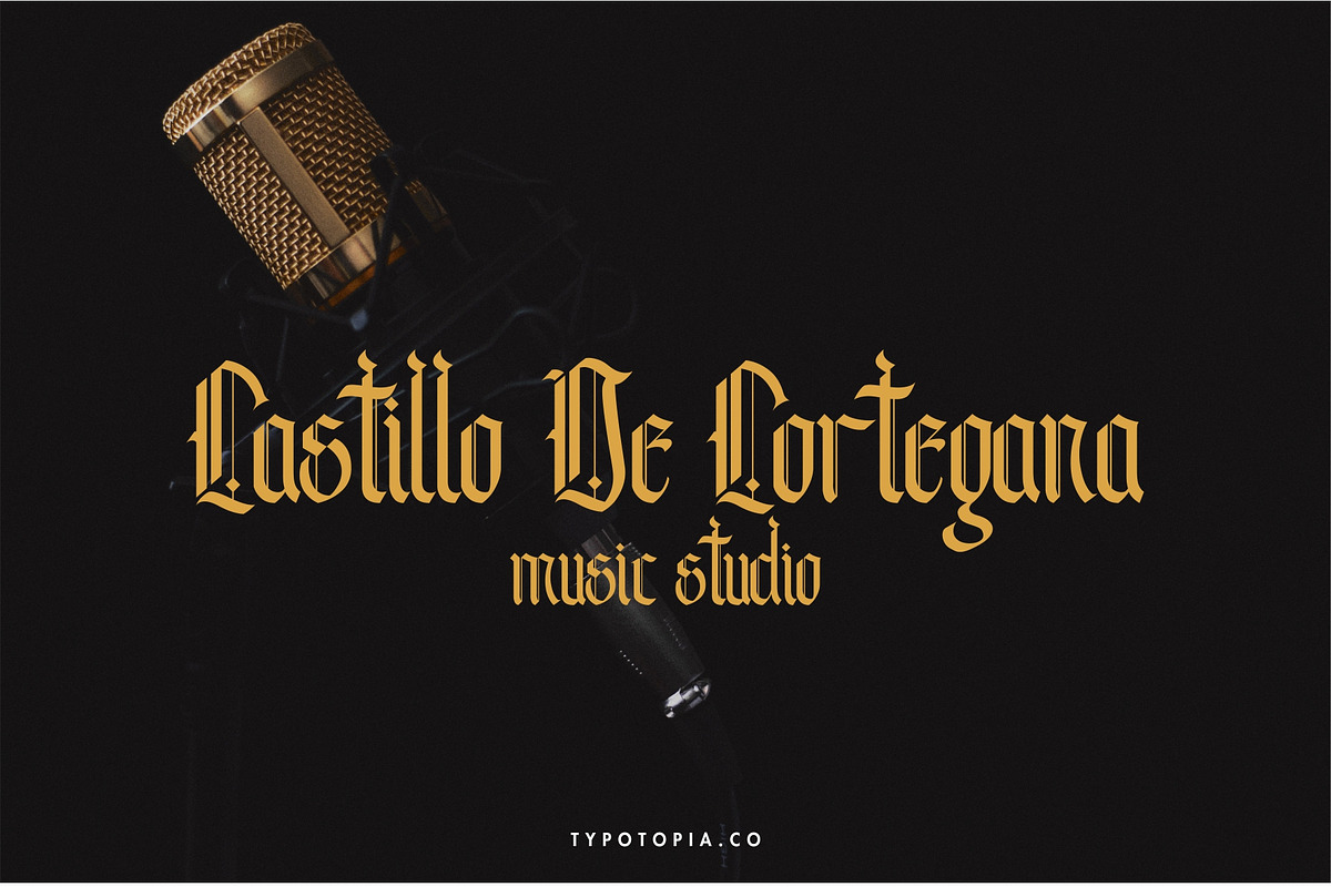 Andalusia - The Blackletter Typeface preview 5