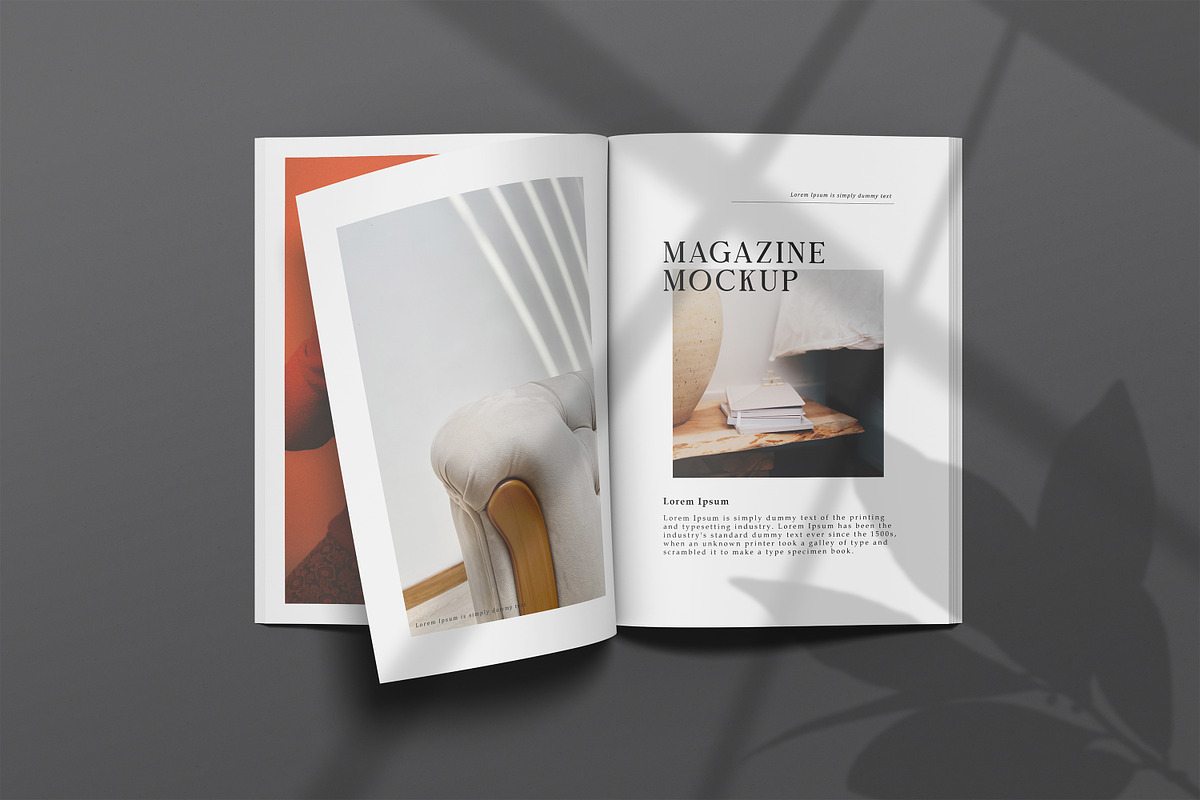 A4 Magazine Mockup Top View, a Books & Magazine Mockup by Graphic Deal (Photo 13 of 14)