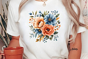 Autumn Wedding Flowers Bouquet, a Seasonal Illustration by Canvas Craft (Thumbnail 6 of 7)
