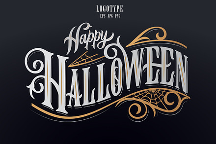 Happy Halloween logotype