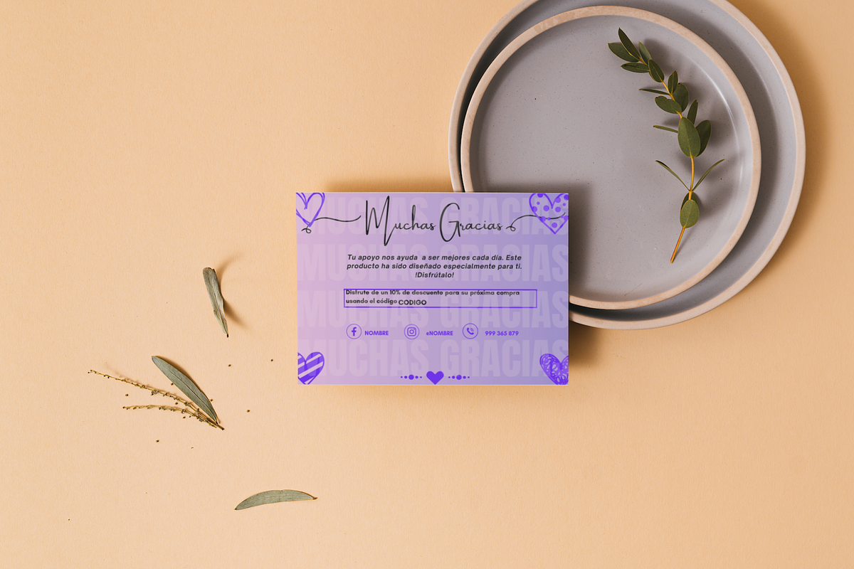 Business thank you card, a Card Template by JoDiFe (Photo 1 of 4)