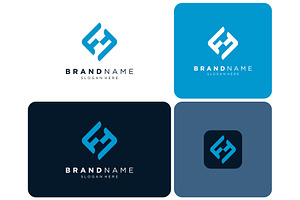 Letter F Rotation Symmetry Logo, a Branding & Logo Template by ika trisiana