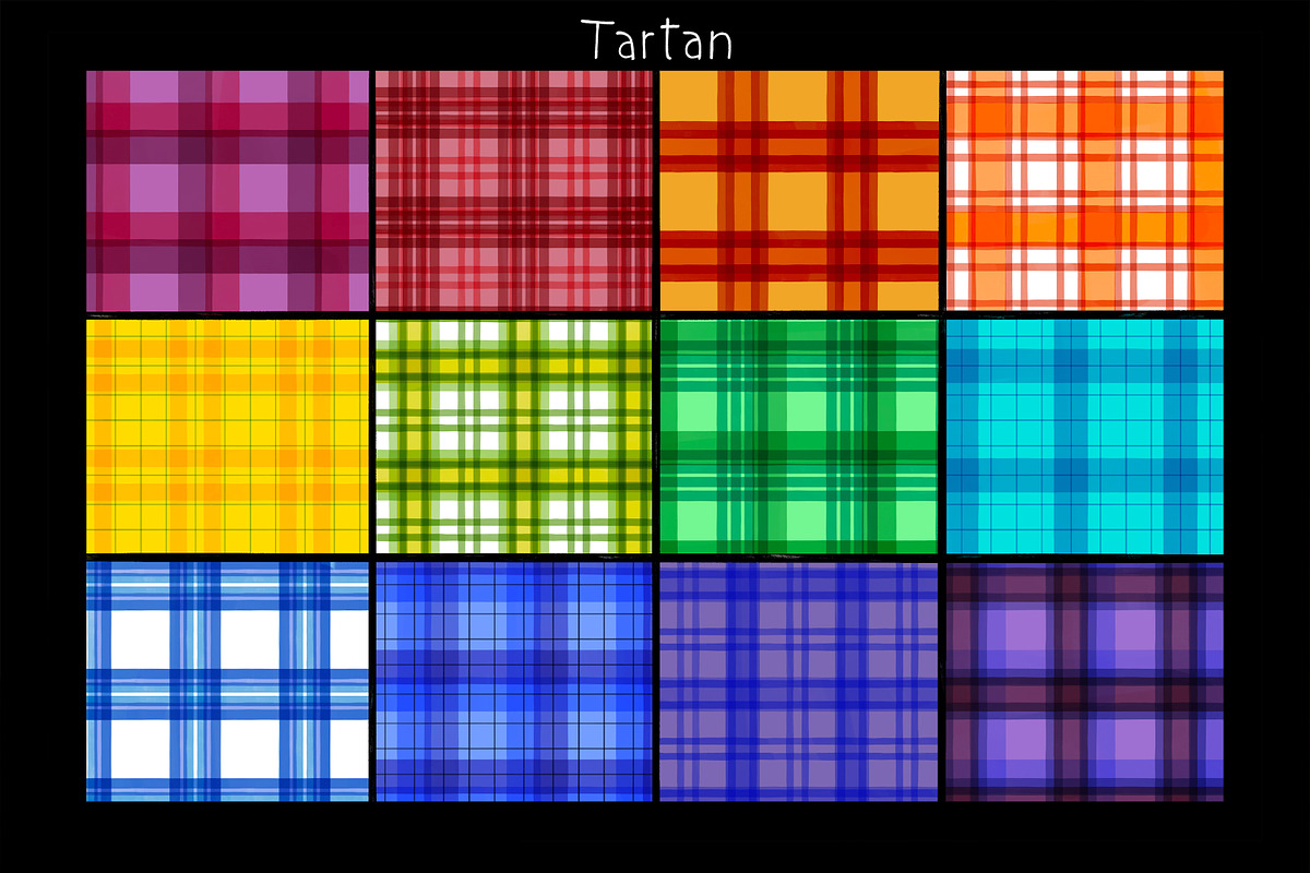 Check Pattern Brushes for Procreate, a Brush Add-On by Gaëlle Lalonde (Photo 6 of 21)