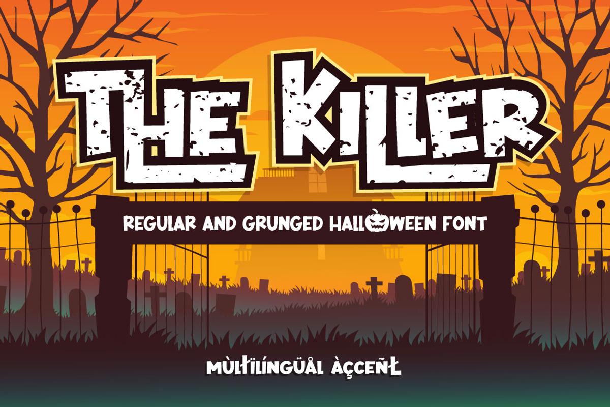 The Killer Halloween Family Font, a Font by Mightyfire (Photo 1 of 3)
