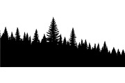 Woodland Landscape Silhouette, an Object Graphic by Creativeshirt (Thumbnail 7 of 18)