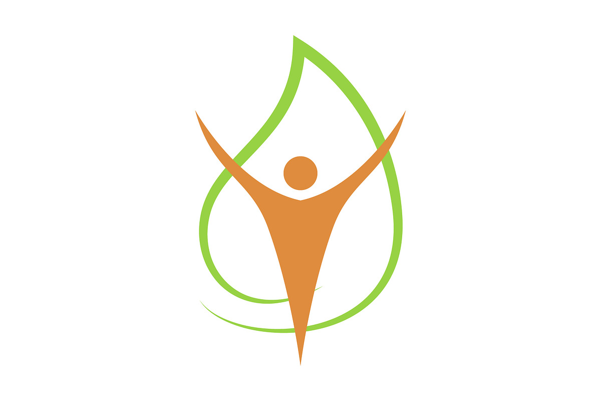 Wellness logo design template, a Branding & Logo Template by Sumberpangan (Photo 1 of 3)