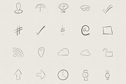 80 Hand Drawn Vector Icons, an Icon by Jamie Pickering (Thumbnail 3 of 5)