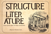 ALTAMIRA PAINTERS FONT, a Serif Font by 177Studio (Thumbnail 4 of 8)