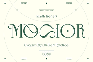 MOSIOR Stylish Serif Typeface