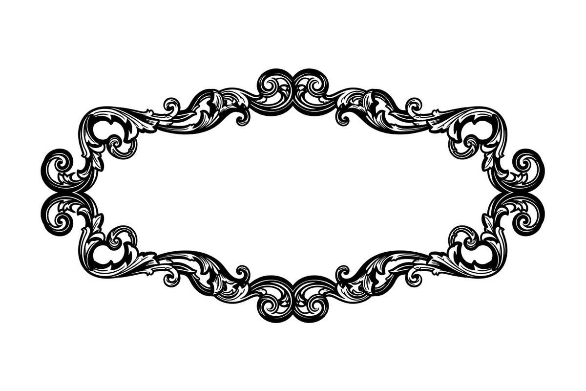 Vintage Ornament Frame Vector Bundle, an Illustration by Creativeshirt (Photo 10 of 51)