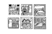 Interior and exterior doodles svg, an Object Graphic by SketchArtStudio (Thumbnail 2 of 3)