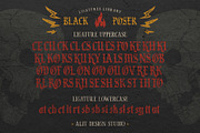Black Poser Blackletter Typeface, a Blackletter Font by alit design (Thumbnail 16 of 17)