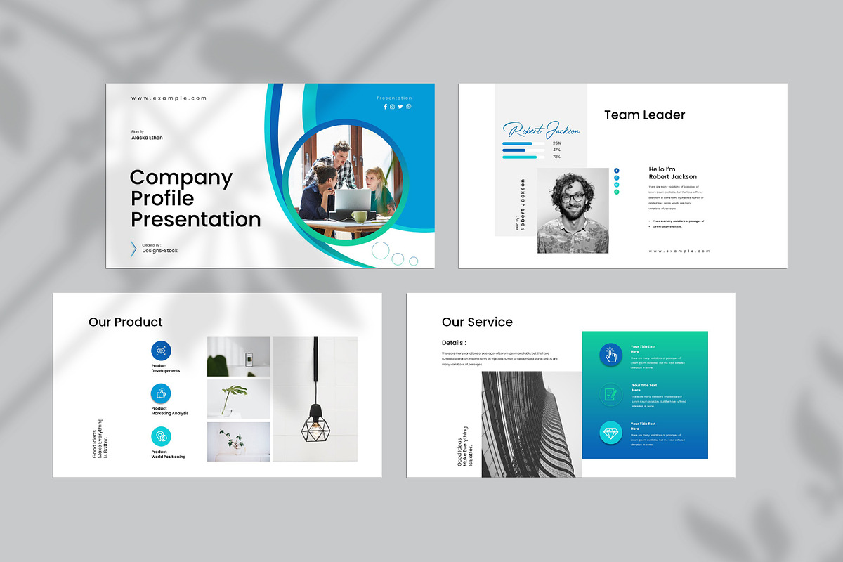 Company Profile Presentation Templat preview 2