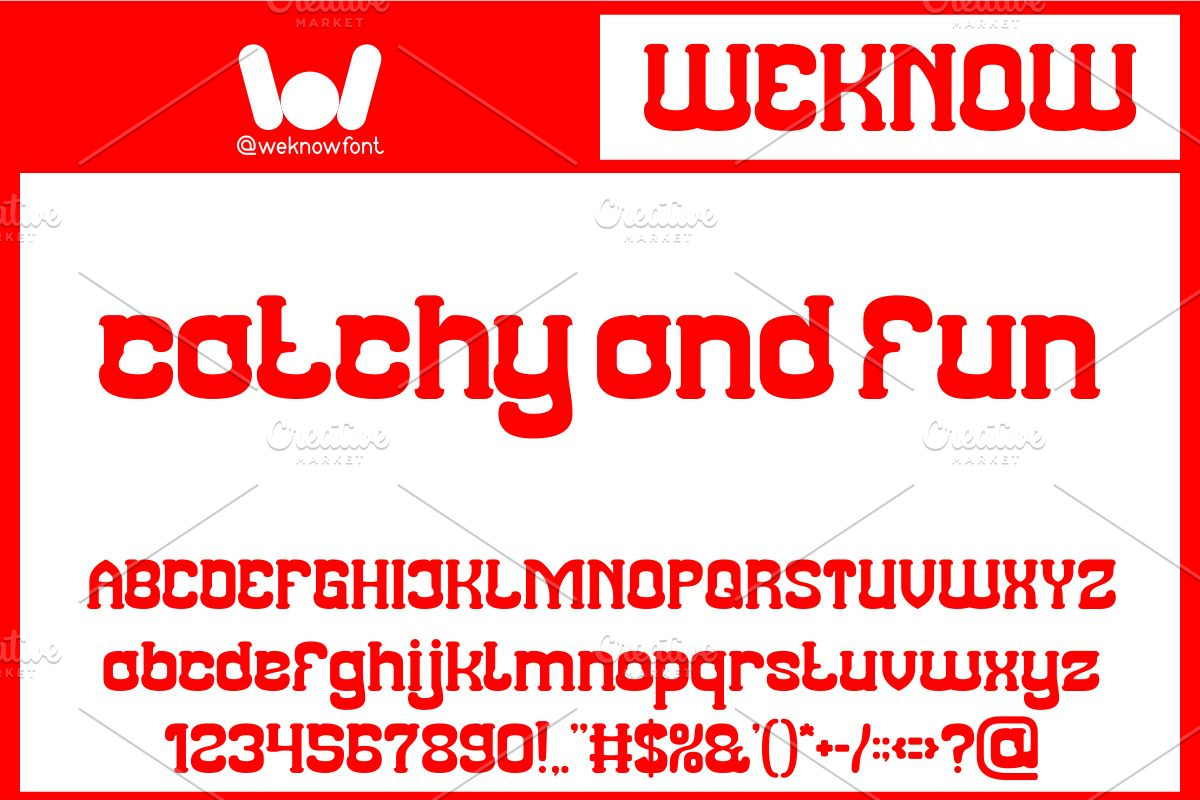 Classic Cartoon font, a Font by weknow (Photo 4 of 8)